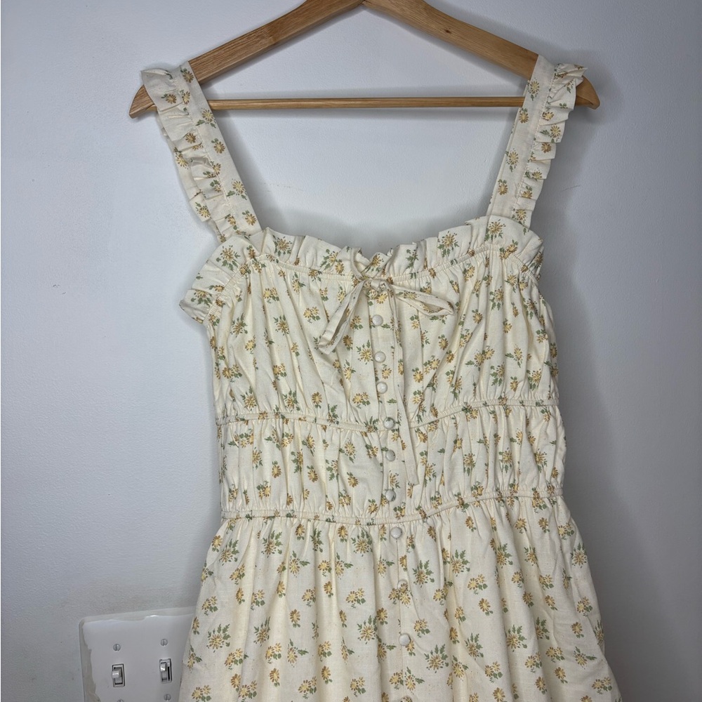 Neuflora Floral Ruffle Strap Dress